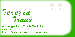 terezia traub business card