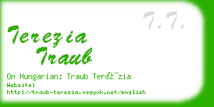 terezia traub business card